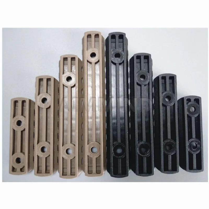 4 قطعة/المجموعة التكتيكية الادسنس البوليمر Picatinny السكك الحديدية M-LOK mlok ل مو Handguard الليزر نطاق mlok السكك الحديدية الصيد اكسسوارات
