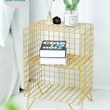 Модные тумбочки в скандинавском стиле, железный шкаф для кровати, современный минималистичный Металлический мини-прикроватный шкаф для спальни