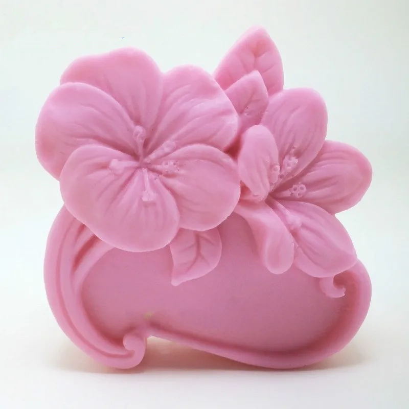 

kitchen soap flower silicone mold baking flower soap making mould