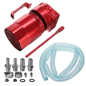 

Aluminum Alloy Baffled Car Oil Catch Tank Can Reservoir Universal Oil Catch Tank Cans