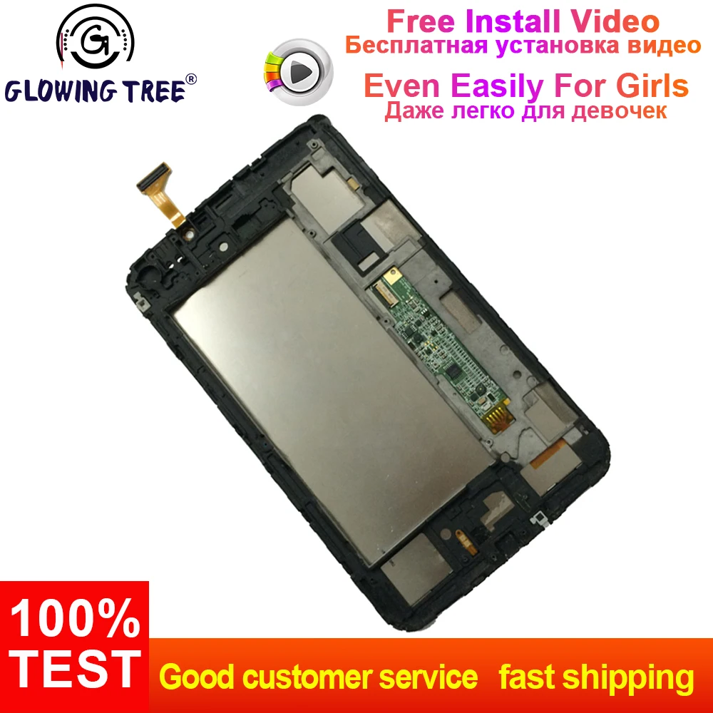 

For Samsung Galaxy Tab 3 7.0 SM-T211 T211 Full Touch Screen Digitizer + LCD Display Panel Monitor Assembly with Frame