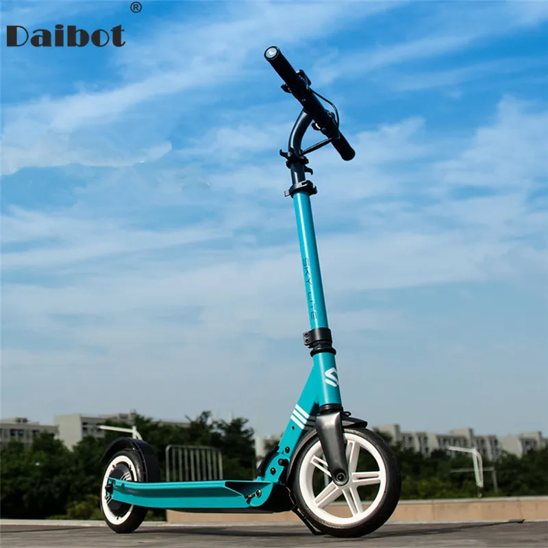 Discount Folding Electric Scooter 2 Wheels Electric Scooters 8 Inch 250W 48V Kick Scooter For Adult White/Blue/Yellow/Pink 0