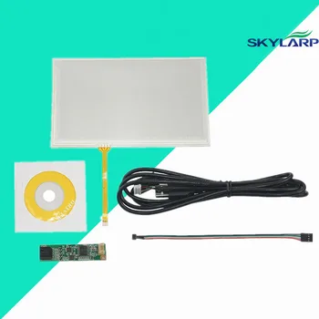 

New 7"inch 4 Wire Resistive Touch Screen Panel USB Control Kit for AT070TN90/92/94 LCD Screen touch Panel Glass Free shipping