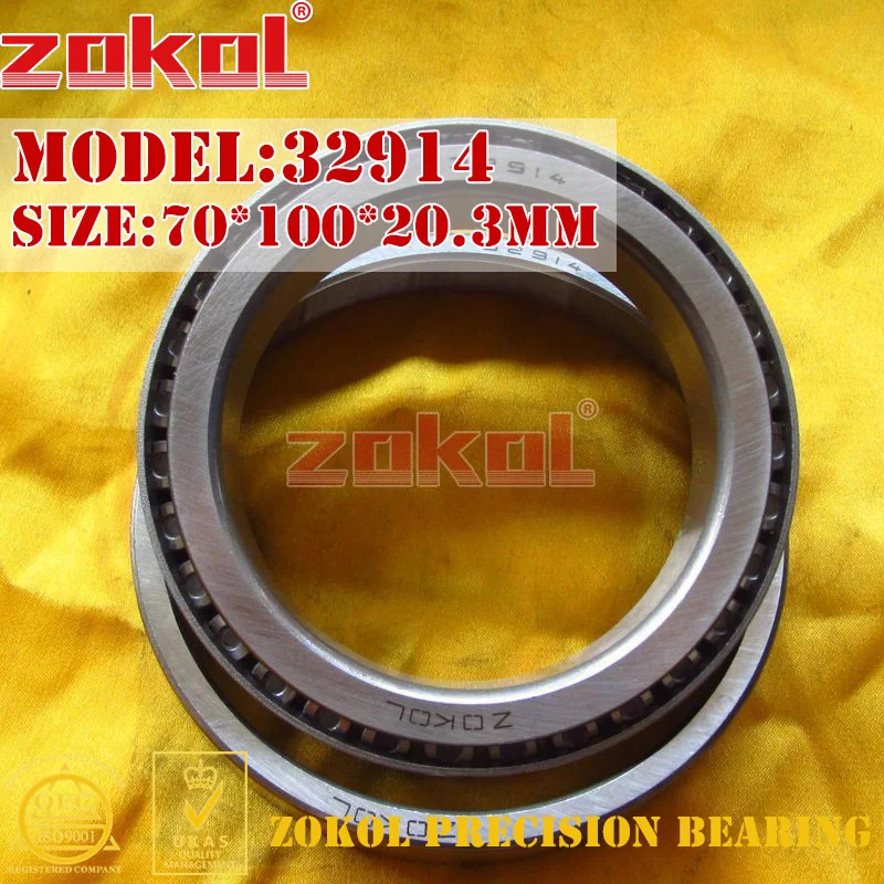 Подшипник ZOKOL 32914 2007914E конический роликовый подшипник 70*100*20 3 мм|bearing bearing|bearing roller