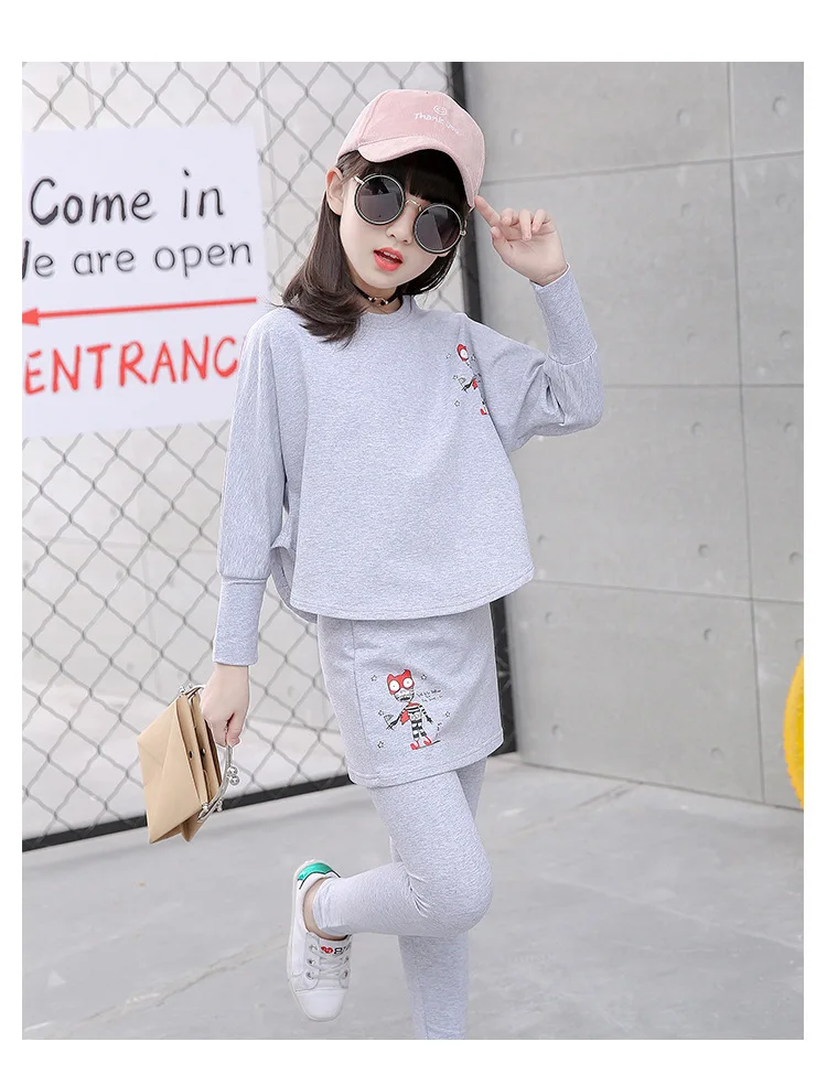 2017 Baby Clothing Set Autumn Baby Girls Clothes Long Sleeve T-Shirt+Pants 2Pcs Suits Cartoon Children Spring Solid 6-15T O-Neck HTB16IOISFXXXXXbXFXXq6xXFXXXW - 2017 Baby Clothing Set Autumn Baby Girls Clothes Long Sleeve T-Shirt+Pants 2Pcs Suits Cartoon Children Spring Solid 6-15T O-Neck