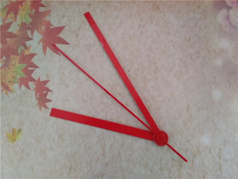 Лучшие 50 комплектов металлические красные стрелки часов стрелы для DIY механические часы механизм