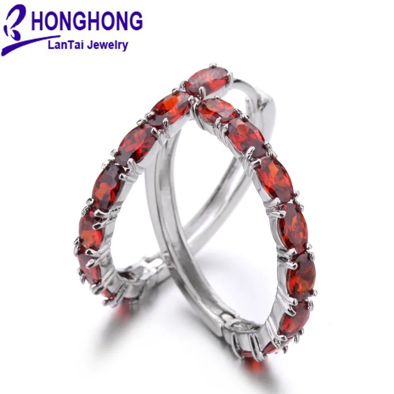 earring Pomegranate red
