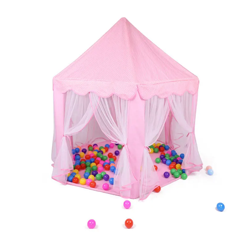 

Portable Foldable Princess Folding Baby Toy Tents Children Castle Activity Play House Kids Gift Outdoor Fun Beach Tent For Kids
