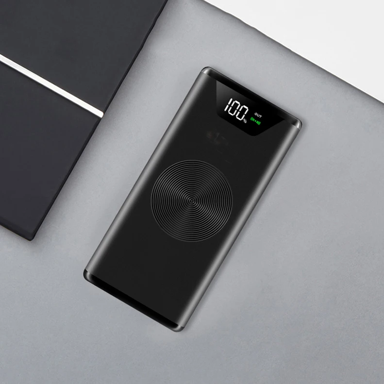 Qi Wireless Charger 20000mAh Power Bank For iPhone X 8 Plus Samsung Note 8 S9 S8 Plus S7 Xiaomi Powerbank Quick Charger Charging Qi Wireless Charger 20000mAh Power Bank For iPhone X 8 Plus Samsung Note 8 S9 S8 Plus S7 Xiaomi Powerbank Quick Charger Charging