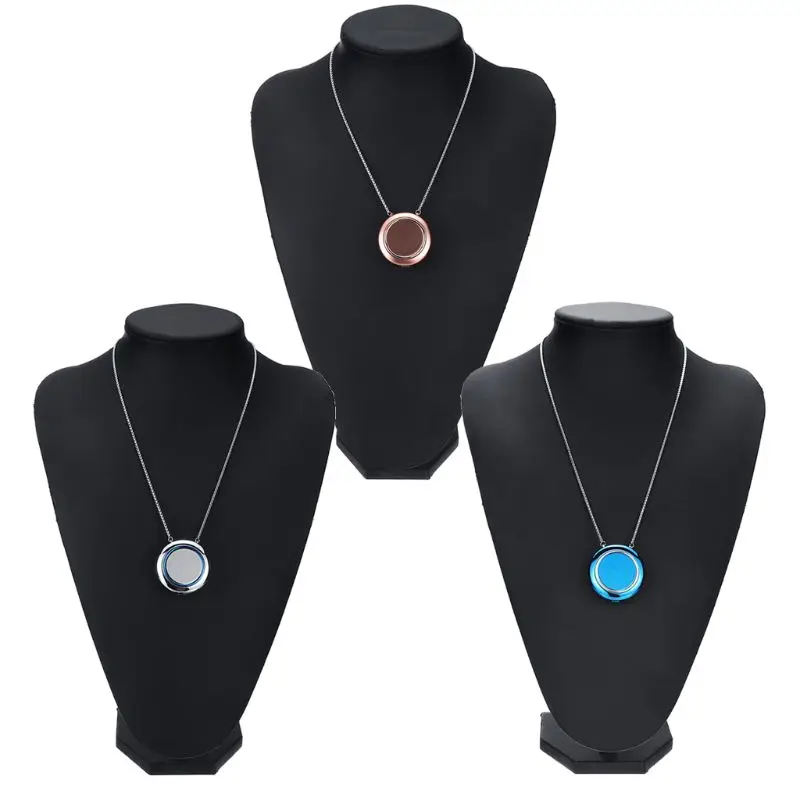 

Mini Portable Low Noise Air Purifier Necklace Negative Ionizer Air Freshener
