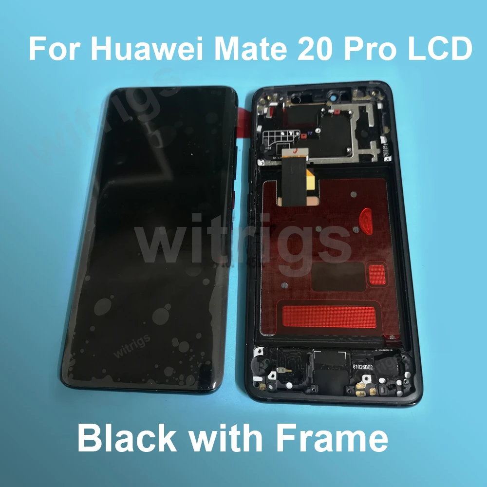 Witrigs для huawei mate 20 Pro ЖК-дисплей с сенсорным экраном с рамкой дигитайзер сборка для mate 20 pro