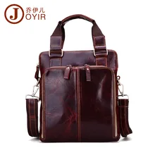 Красивый Винтаж чистый натуральный из натуральной кожи мужские сумочки высокого качества обработанной кожи через плечо курьерские Сумки