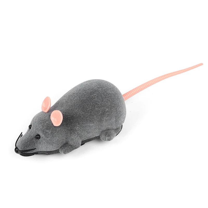 3-color wireless electronic remote control mouse, pet cat toy, remote control mouse animal interactive pet toy 