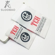 Высококачественная одежда воротник стандартная одежда ручной работы тканая этикетка, тканая этикетка сторона этикетка производители Индивидуальные