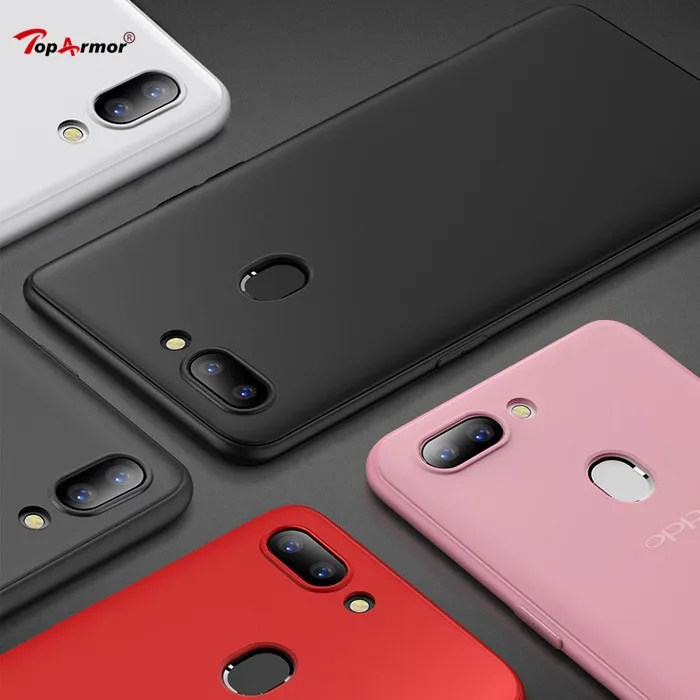 Матовый Мягкий ТПУ силиконовый матовый чехол для Oppo F3 F9 Pro A7x R9 R9S R11 R11S Plus R15 R17 Realme 1 2