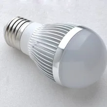 12 В 3 Вт светодиодный лампочка высокой мощности светодиодный алюминиевый радиатор холодный белый теплый белый e27 винтовой разъем Высокое Качество Заводской магазин