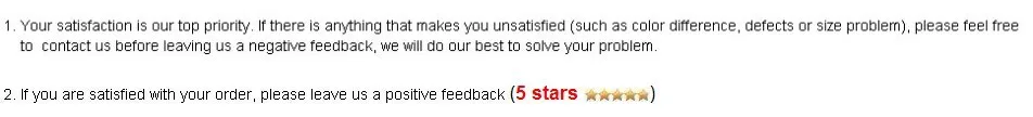 feedback