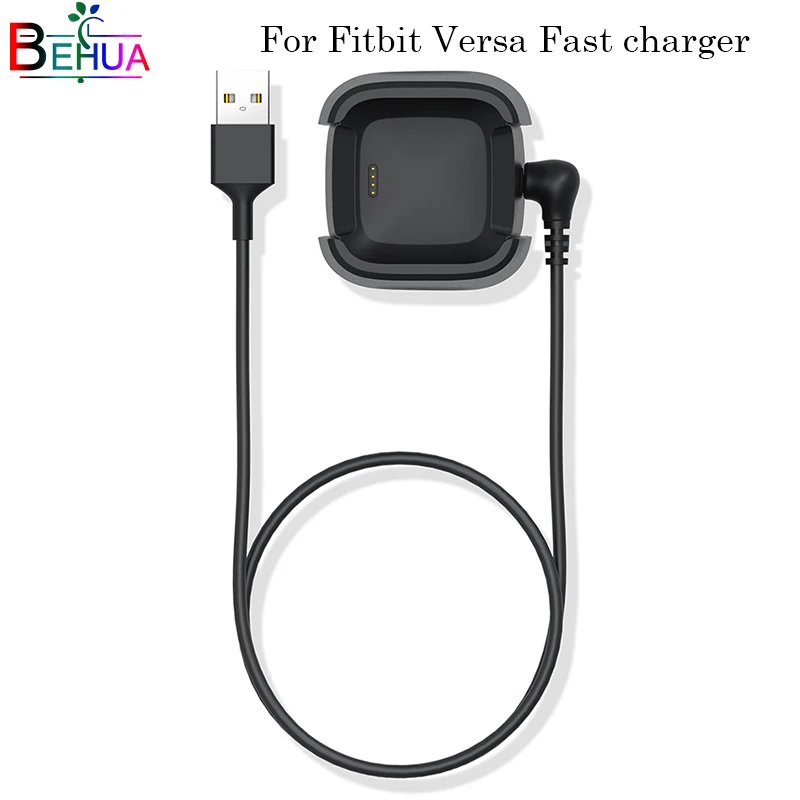 Быстрая зарядка для Fitbit Versa Cradle Dock USB Высокое качество Дата-кабель база настольное