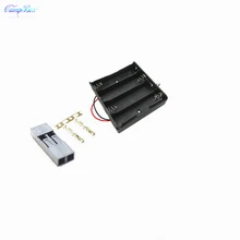 50Pcs 4×18650 Battery Case Holder Socket Wire Junction Box With 15cm Wires, Dupont 2.54mm 2P Header and Crimps