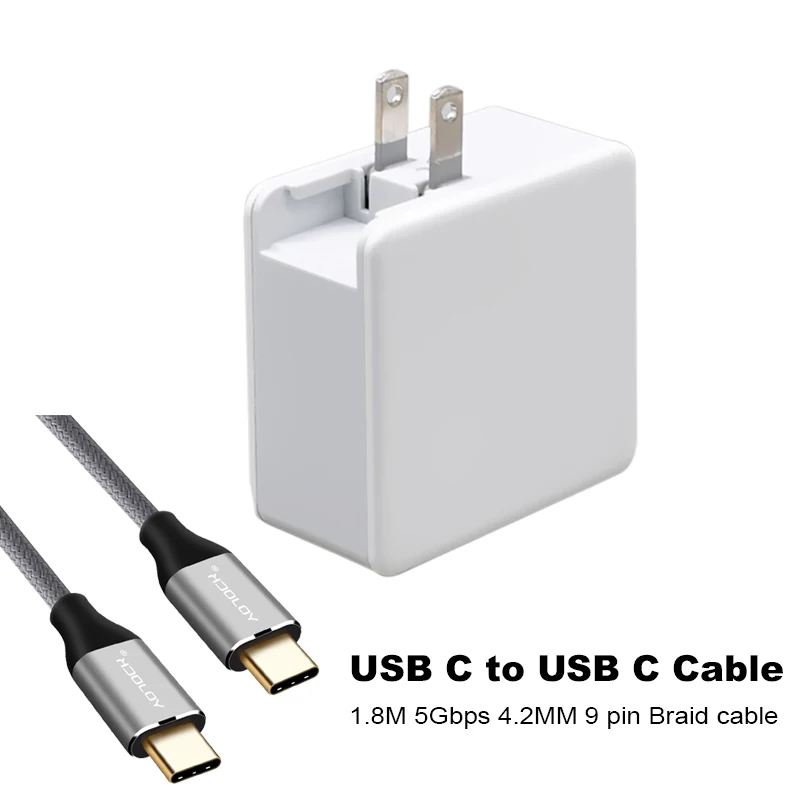 48 Вт Тип usb-C стены Зарядное устройство Мощность адаптер с Мощность доставки USB QC3.0 зарядки для Apple MacBook/iPhone Xiaomi USB-C PD Зарядное устройство - Тип штекера: США