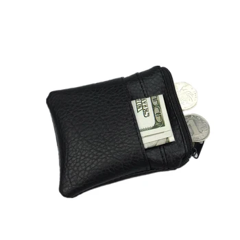 

Fashion Pu Leather Cheap Coin Purse Women Men Small Mini Short Wallet Bags Change Little Key Credit Card Holder Business
