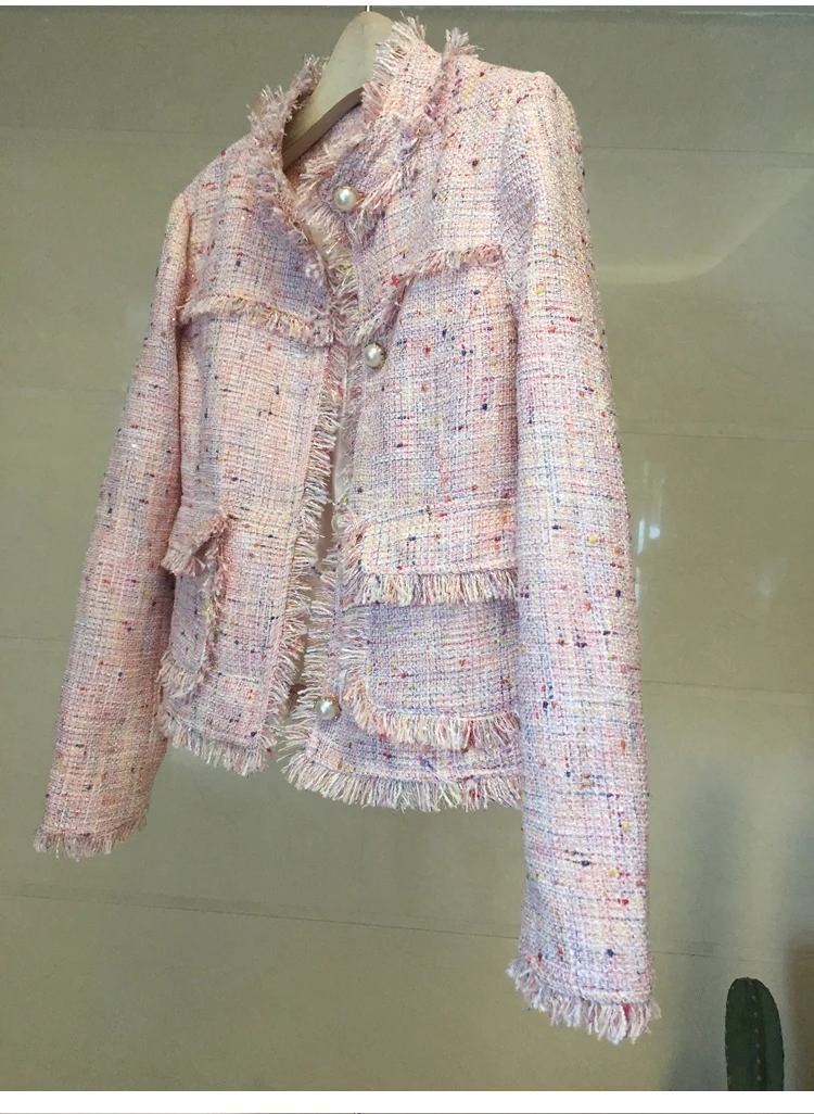 Женское базовое пальто Модное Элегантное винтажное твидовое осеннее повседневное Формальное шерстяное пальто зимняя куртка для женщин