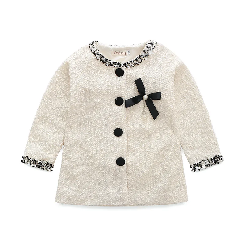 

MXTOPPY 2017 New Autumn Spring Children Outerwear Clothing Casual Cotton Girls Coat Long Sleeve Jackets for Girls Winter