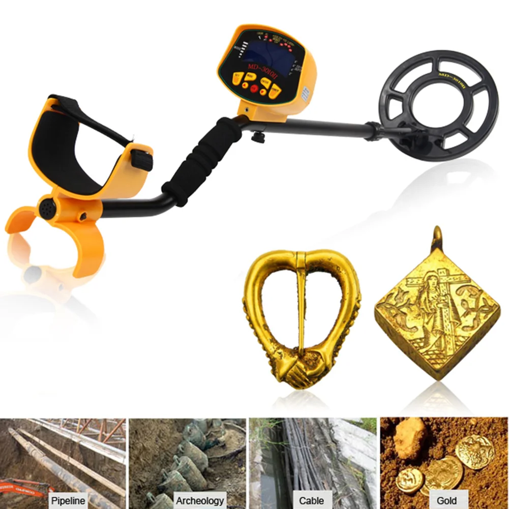 

Waterproof Metal Detector Coil LCD Screen Deep Target Power Advanced Underground Industrial Digital Metal Detectors