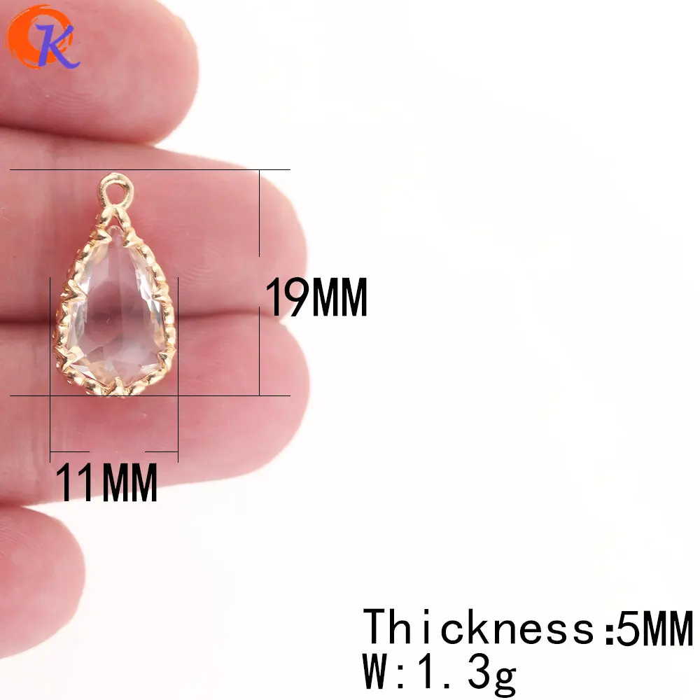 Cordial Дизайн 50 шт. 11*19 мм Jewelry интимные аксессуары/DIY серьги решений/Шарм-подвеска из страз/падение форма/ручной работы/Earrng выводы