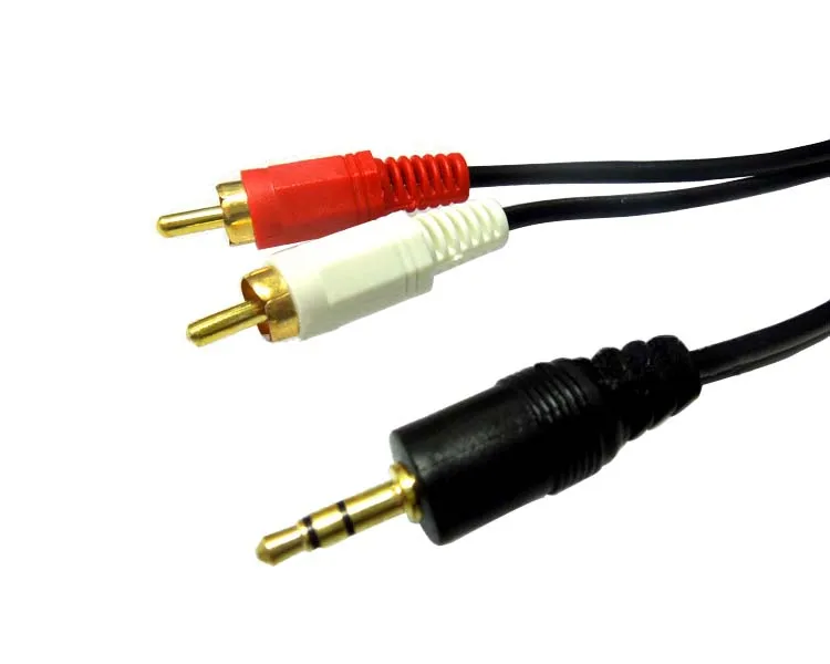 3 м 10 футов аудио 5 мм мини разъем AUX штекер 2 RCA гнездо стерео Phono кабель динамика AV