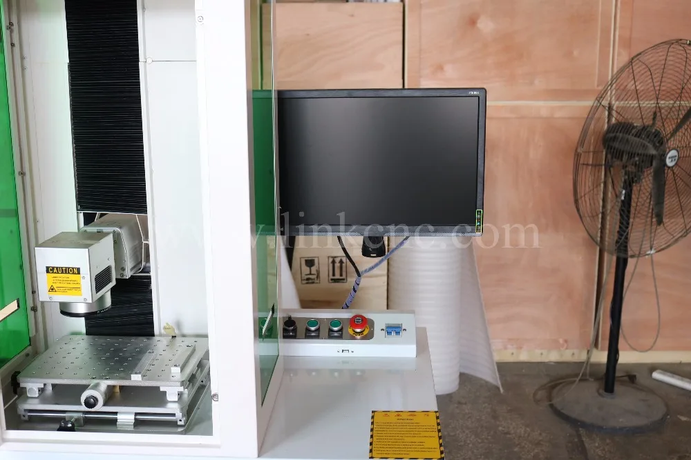 JNLINK 3d гравировальный маленький станок с ЧПУ портативный мини-оптоволоконный лазерный станок маркировочная машина с 200*300 мм алюминиевый стол для медного золота