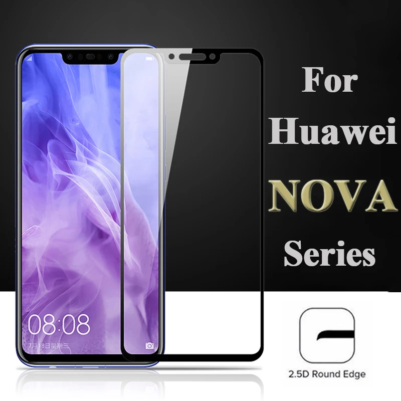 Для huawei nova 3 Защита экрана на huaweii 2i 3i 4 защитная пленка из закаленного стекла huavei