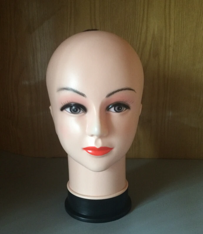 

Women's Mannequin Head Hat Display Wig Torso PVC training head model head model femal head model