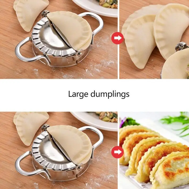 DIY Тесто печенья пельменей обертка резка пресс круглые кольца плесень из нержавеющей стали клецки кожи плесень