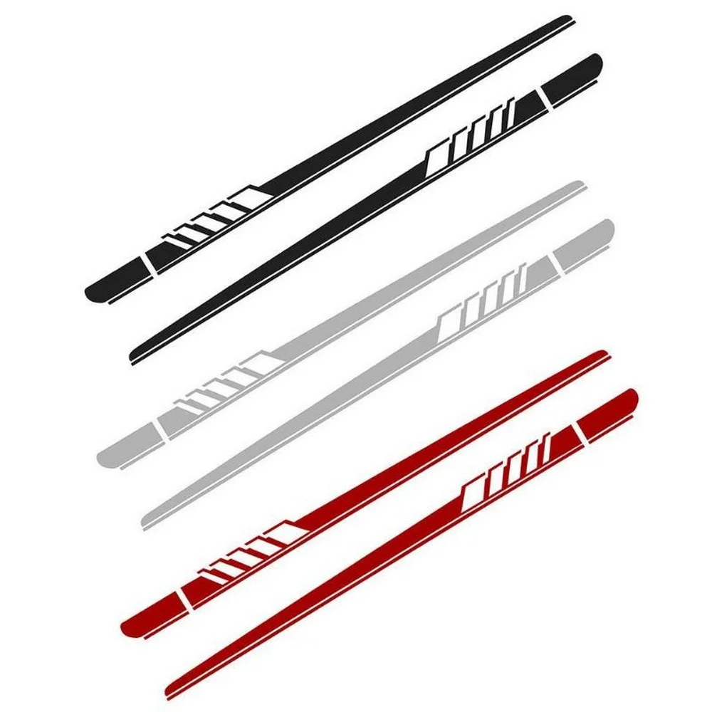 

2 PCS Car Sideways Stickers Vinyl Long Stripe Decals car Stickers DIY Body Decals Car Products 225 * 11.5