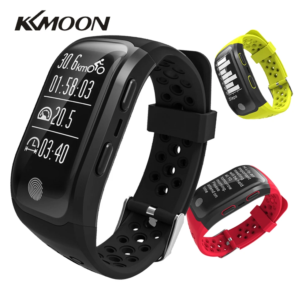 KKMOON S908 GPS Smart Band IP68 Waterproof Sports Wristband Multiple