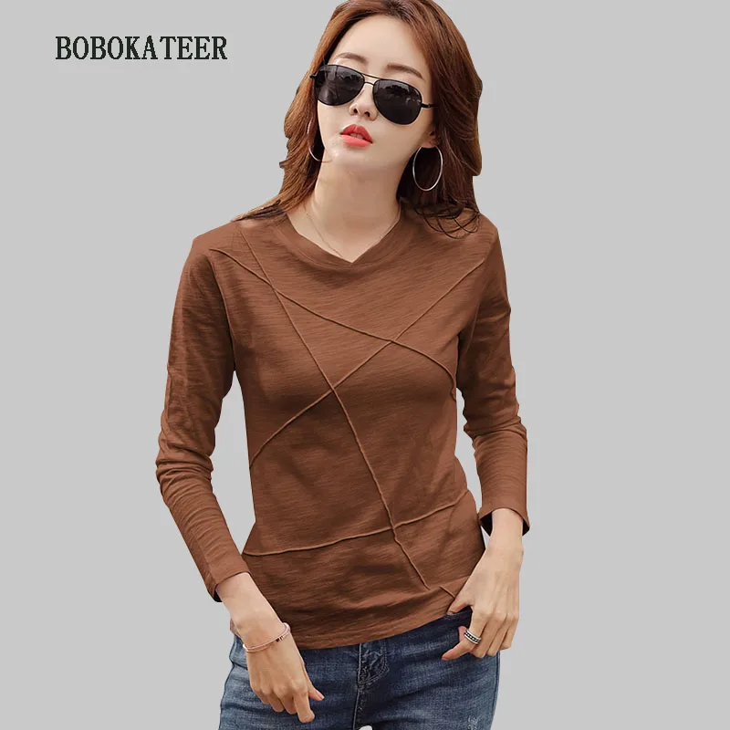 

BOBOKATEER womens tops and blouses plus size blouse women blouses long sleeve blusas mujer de moda 2019 white shirt summer top