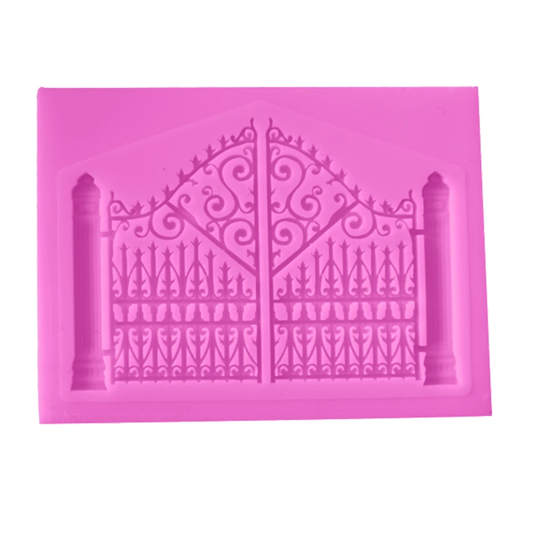 

Retro Door Cake Border Silicone Molds Christmas Fondant Cake Decorating Tools Gumpaste Chocolate Moulds Kitchen Baking