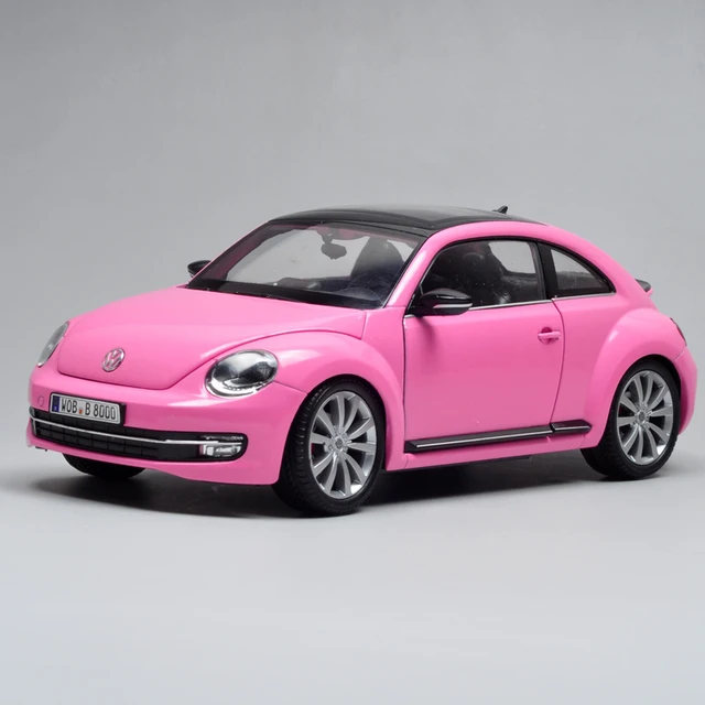 Cast Model Vw Beetle Pink 1 24 Alloy Car Metal Racing Vehicle Cast Model Vw Beetle Pink 1 24 Alloy Car Metal Racing Vehicle Play Collectible Models Sport Cars Toys For Gift