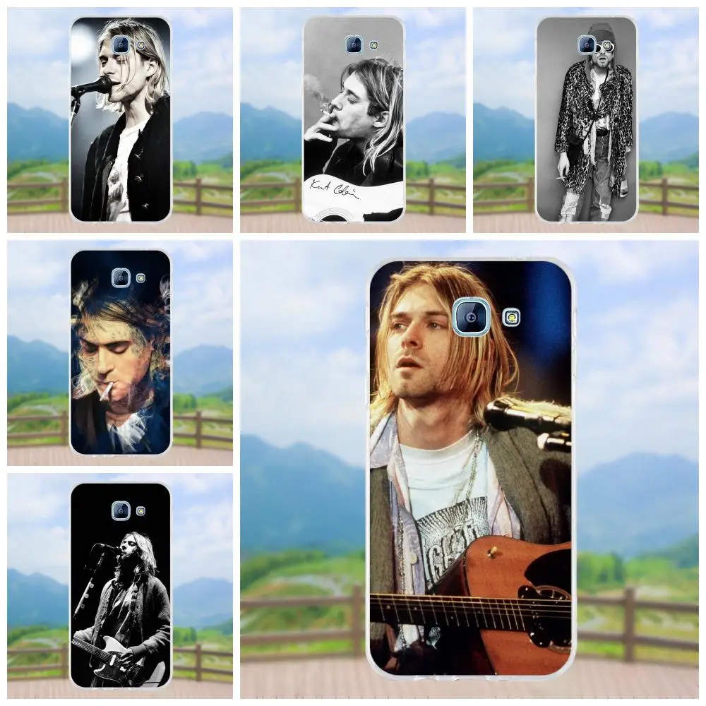 

Vvcqod Nirvana Singer Kurt Cobain For Samsung Galaxy A3 A5 A7 J1 J2 J3 J5 J7 2015 2016 2017 Soft TPU Case Cover