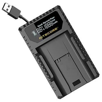 

Nitecore ULM9 Digital USB Charger for Leica BLI-312 Batteries with Lumen Tactical Adapter Compatible with Leica M9, M8, BM8, M8