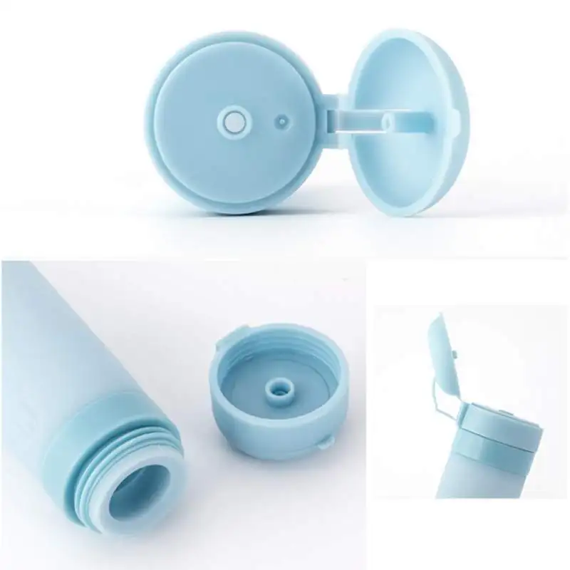 Mini Silicone Portable Soap Dispenser Women Travel Shampoo Liquid Soap Makeup Lotion Bottles Toiletries Storage Container