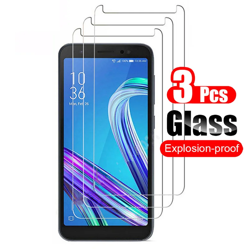 

3Pcs Tempered Glass For Asus Zenfone Max (M1) ZB555KL ZB556KL Screen Protector Guard Toughened Protective Film 9H
