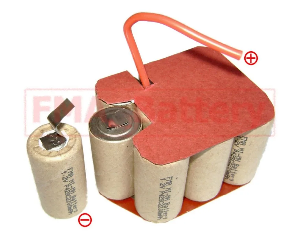 

NiMH 4/5Sub C 12V 2200mAH Battery for Power tools Drill DeWalt Screwdriver P04