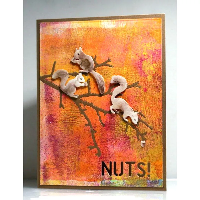 

DiyArts Squirrel Animal Metal Cutting Dies Scrapbooking New Dies for 2019 Die Cut Album Embossing DIY Craft Dies Decoration