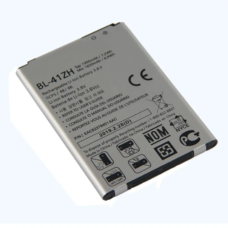 Original Bl-41zh Battery For Lg Leon H345 Ms345 H340 H343 Risio C40 L50 ...