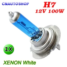 Hippcron H7 галогенная лампа 12V 100W Ксенон яркий темно-синий кварцевые Стекло автомобильных фар супер белый авто лампы