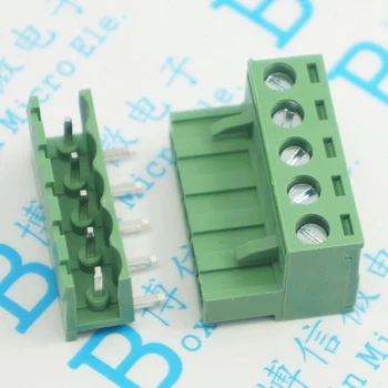 

100pcs 2EDG 5.08-5PL Terminals Connector 5.08MM Pitch 5P Plug-In Angle