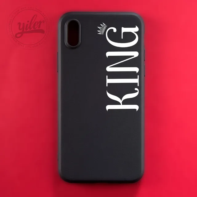 coque iphone xr king queen