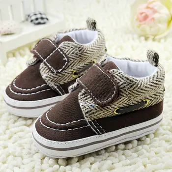 

0-18M Toddler Baby Boy Girl Soft Sole Cotton Crib Shoes Casual Prewalker L07